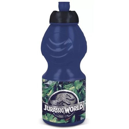 Jurassic World Vattenflaska/Sportflaska för Barn 400ml Blå
