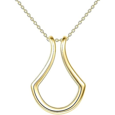 Ringholder halskæde til kvinder piger ringholder halskæde til kone kæreste mor ringholder vedhæng smykker gaver