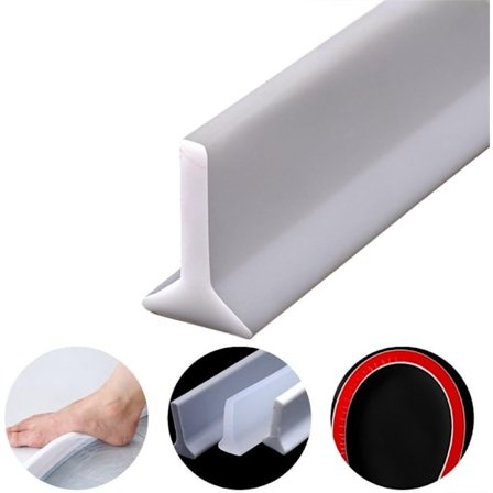 Brusebundstykke / Vandbarriere – Selvklæbende bruseliste