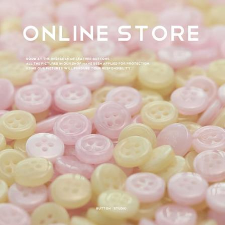 100 st Mix & Match Fyra Ögon Bred Kant Macaron Färgton Resin Knappar Stickad Cardigan Skjorta Ärm Krage Knappar Kläddekoration 11mm