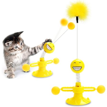Katt leksak för fjäderklädda katter Interaktiv katt leksak Utbildningshälsa