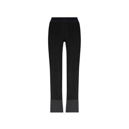 Jacquemus, ‘Camarg’ ribbed trousers Zwart, Dames, Maat:S