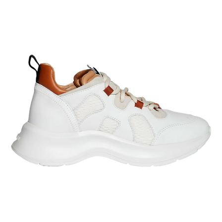 Hogan Sneakers H585 , Wit , Dames , Maat: 38 EU