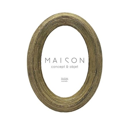 Valokuvakehys, 15x20cm, kultainen polyresiinilasi