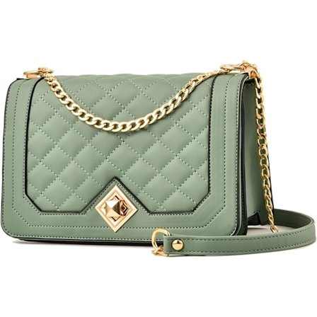 Vihreä pieni naisten crossbody-laukku PU-nahasta naisten käsilaukku ketju olkalaukku Messenger-laukku olkalaukku olkalaukut