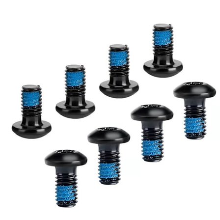 12x Cykelskivebremse Rotorbolte M5x10mm Bremsekruer T25 Bremsekive Skruer