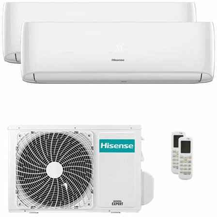 Condizionatore Hisense Hi-Comfort 2025 dual split 7000+7000 BTU inverter A++ wifi unità esterna 5.5 kW