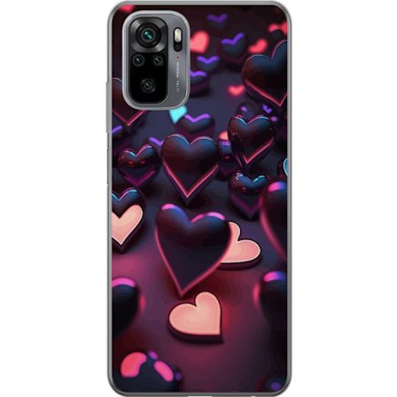 Kompatibelt Mobildeksel til Xiaomi Xiaomi Redmi Note 10 Midnattshjerter