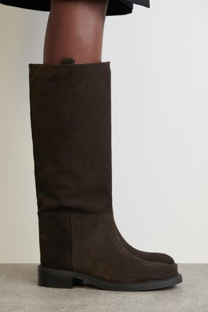 COS Suede Riding Boots in Brown - Women
