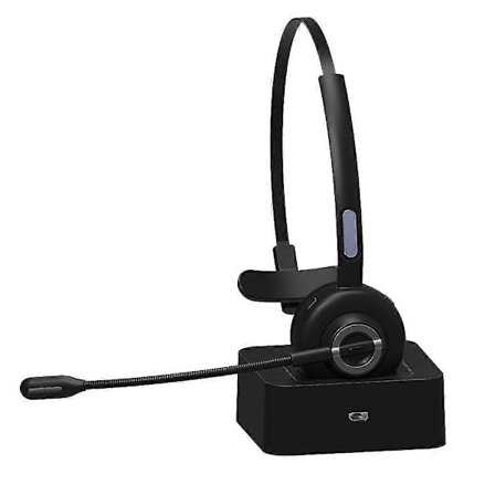M97 Mono Trucker Bluetooth Trådløst Headset Med Mikrofon & Ladestasjon Lastebilsjåfør Samtale Ce