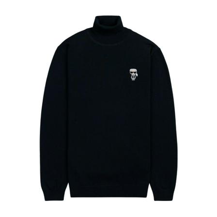 Karl Lagerfeld, Knitwear Czarny, Mężczyzna, Rozmiar: S