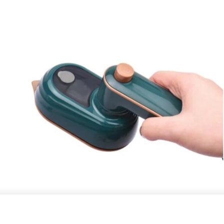 Pieni lämpöpuristin, höyrypuristin t-paitojen painatukseen ja lämmönsiirtoon, kätevä tummanvihreä höyrysilitysrauta