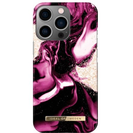 iDeal of Sweden fodral för iPhone 13 Pro (golden ruby marble)