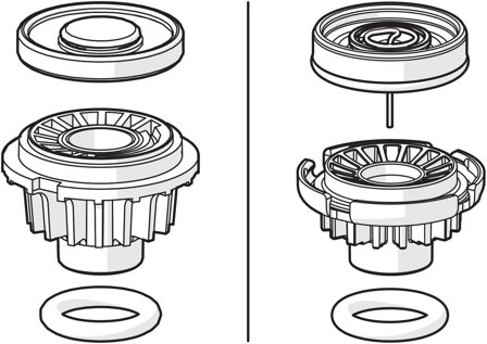 Oras 1006500V Membransats, Badrum
