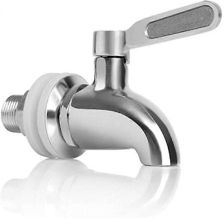 304 Rustfritt Stål Vinfat Kran Drikke Juice Kokende Bøtte Kran Kuleventil Boblevin Alter Kran Ølkran 1 Stykke Sølv