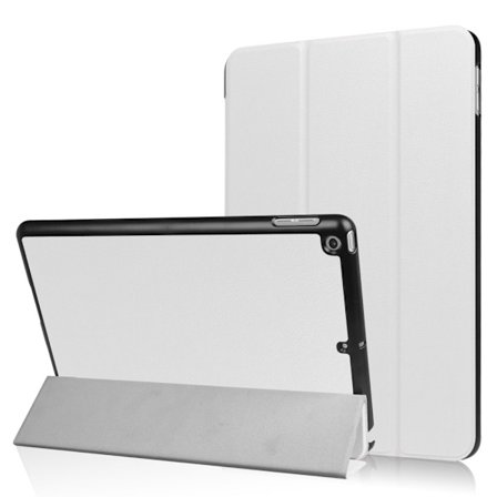 iPad 9.7" (2017 / 2018) Slim fit tri-fold fodral - Vit