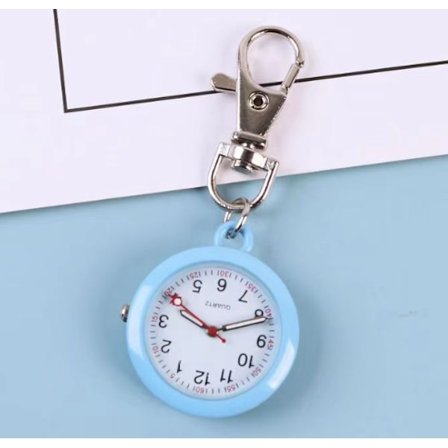 2 kpl Taskukello Avaimenperä Kellot Soljella Riipus Avaimenperä Rannekello Sairaanhoitajakellot Naisille Miehille