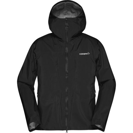 Norrøna Men's Trollveggen Gore-Tex Pro Light Jacket (2021) Men shell jackets Black XL
