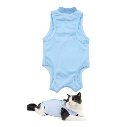 Kissan toipumisasu, vaihtoehto koirille ja kissoille lemmikkieläinten toipumisasu, kissan ennallistaminen sopii vatsahaavojen sairauksiin (M, sininen)