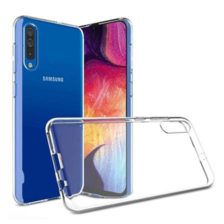 Stötdämpande FLOVEME Silikonskal - Samsung Galaxy A70 Transparent/Genomskinlig