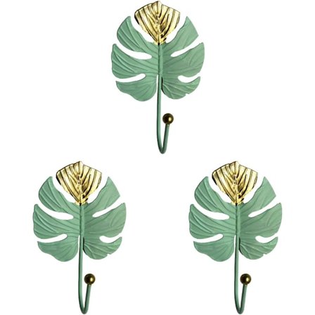 3 kpl koukkuripustin rauta avainketju hattuteline pyyheteline laitekaapin ripustin vaatteille keittiövälineet vaateripustin kasvi