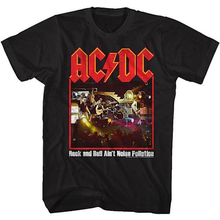 Rock and Roll är inte bullerföroreningar ACDC T-shirt
