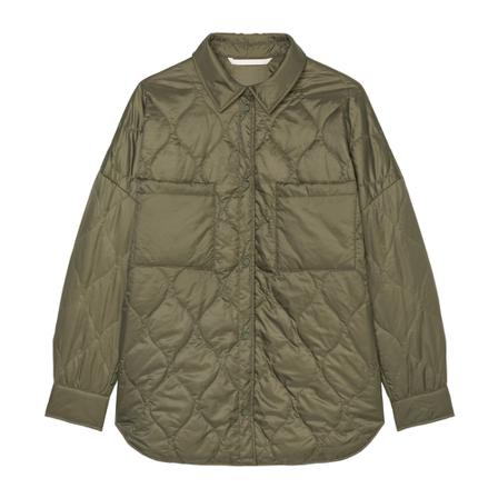 Marc O'Polo Padded overshirt, regular Grøn, Dame Damejakker