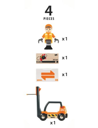 BRIO Brio 33573 Gaffeltruck - Multi/patterned - ONE SIZE