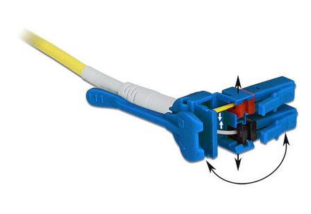 Delock nettverkskabel - 2 m - gul