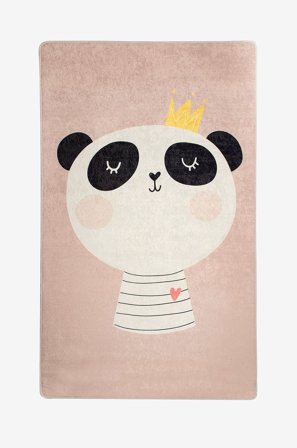 Conceptum Hypnose - Tæppe King panda - Flerfarvet - Børnegulvtæpper - 140X190 - Fra Homeroom