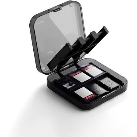 Pelikotelo 24 Nintendo Switch -pelille Musta