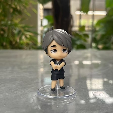Q-Style Anime Chibi-Style Mini Figurer - Samleobjekt Karakterstatuer Egnet for Anime-fans, Søt Skrivebordsdekor & Bil, Multi-Karakter Coll[D]