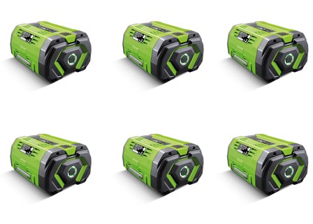 EGO BA6720T6 Batteri 6 stk batterier, Maskintilbehør & forbruk