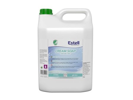 ESTELL Tvål Cremetvål oparfymerad 5L - Lyreco - Städ och hygien - Tvål och hygien - Tvättcremer