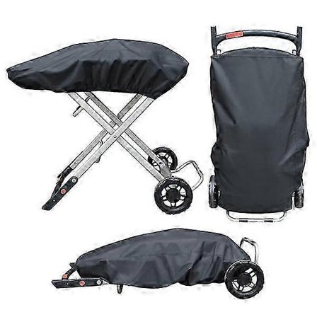 Grillöverdrag för Weber Traveler portabel 90100x47x25 cm svart
