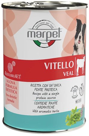 Marpet Aequilibriavet Dog Vitello Cibo Umido Per Cani Adulti