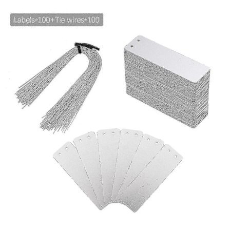 Aluminium Växtetiketter 100st Metall Växtetiketter Aluminium Trädetiketter Med Metalltrådar För Växtmarkörer