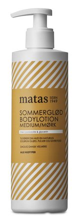 3 for 2 - Matas Striber Sommerglød Bodylotion Medium/Mørk 400 ml, Skincare, Kropspleje, Bodylotion