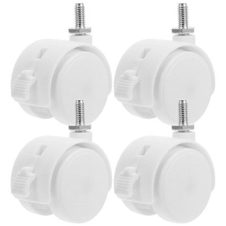 4 st Hjul Möbelstol Hjul Kontorsstol Hjul Rullande Stol Hjul Datorstol Hjul Rullande Stol Hjul Ersättning Låsning-WELLNGS