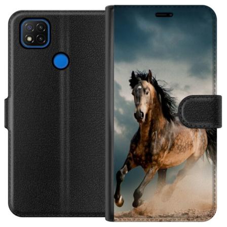 Xiaomi Redmi 9C Lompakkokotelo Hypyvä Hevonen