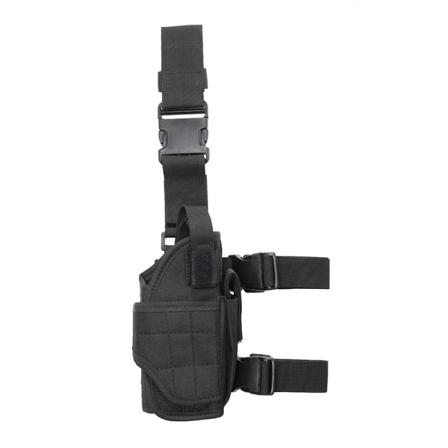 Musta 1 taktinen pehmeä reisikotelo pistoolikotelo 1000D nylonista Airsoft Army -lehtitaskulla Glockille