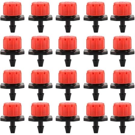 100 stk dryppvanningsdryppere, hagedyser sprinklerdyser, 360 justerbar automatisk dryppvanning for plante drivhus plen DIY