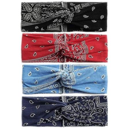 4 STK Bandana hårbånd Hårtilbehør 1950'ernes vintagesport
