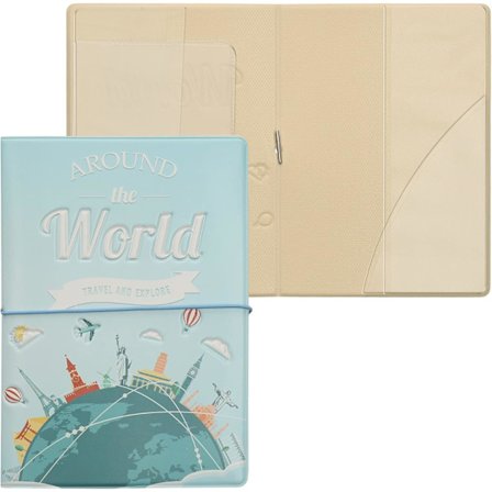 Rejseetui til pas - Klapetui med elastisk lukning - Paspo