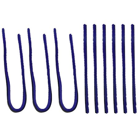 Mjuka plyschremsor för Dyson V6 V7 V8 V10 V11 dammsugare Mjuk rullhuvud ersättningstillbehör (9 st)