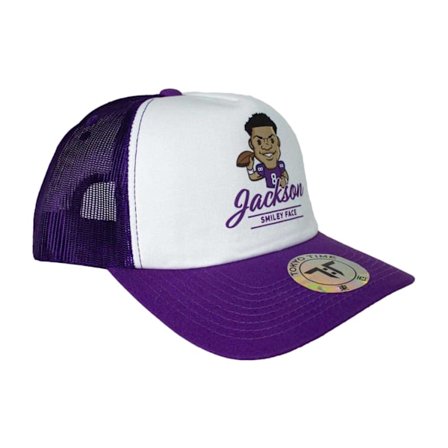 Tokyo Time Unisex Vuxen Lamar Jackson NFLPA Mesh Back Trucker C