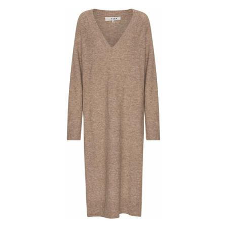 A-View Penny V-neck Kjole Av3205 - Camel inbo, Dame, Størrelse: XL