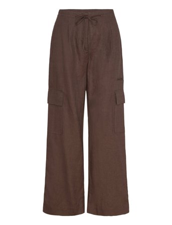 Mango | Linen Cargo Trousers | 44