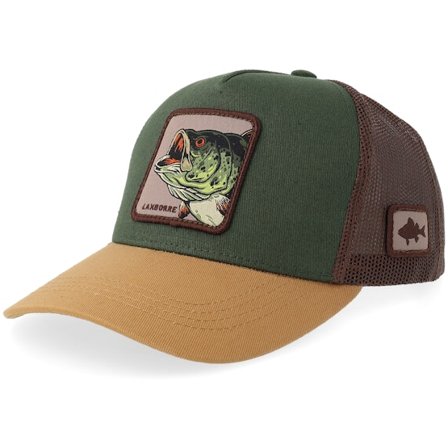 Skillfish - Verde trucker Cappellino - Kids Laxborre Dark Green/Brown A-frame Trucker @ Hatstore