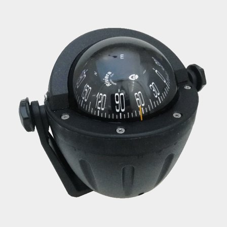 Riviera bygelmonterad kompass Zenith 3" svart